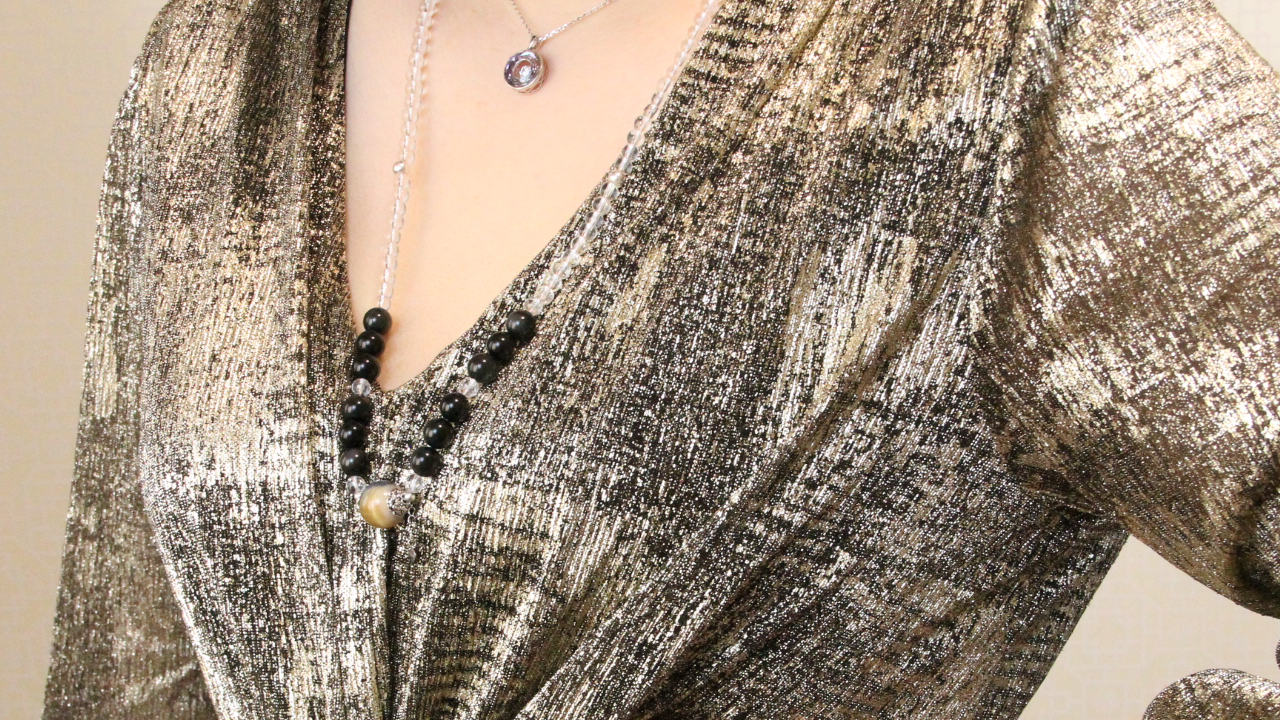 YAN Black Crystal Bracelet Tiger's Eye Obsidian Bead Single Small Bracelet Style